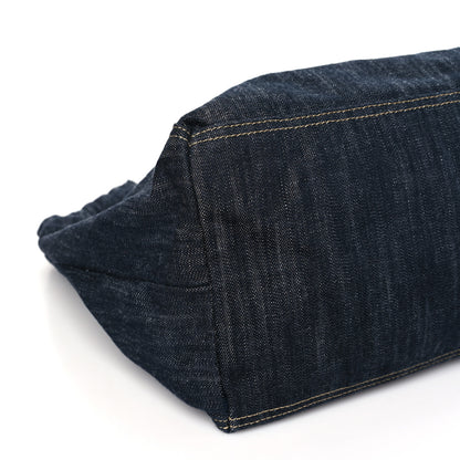 Chanel Denim XL Coco Cabas Tote Blue 9 of 10