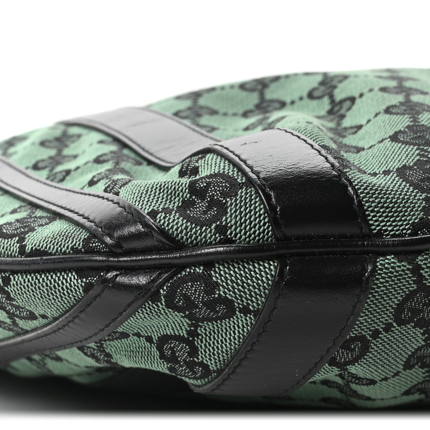 Monogram Medium Abbey Convertible Tote Green Black