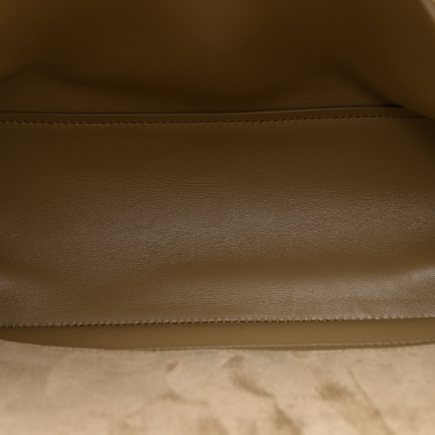 Chanel Suede Calfskin Small Souplissimo Maxi Flap Dark Beige 5 of 11