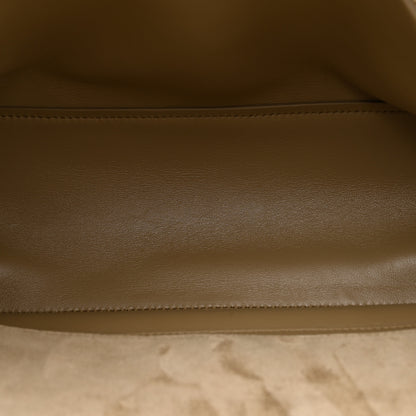 Chanel Suede Calfskin Small Souplissimo Maxi Flap Dark Beige 5 of 11