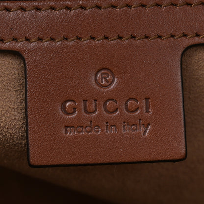 Gucci GG Supreme Monogram Medium Zippered Bucket Tote Beige Tuscany 6 of 11