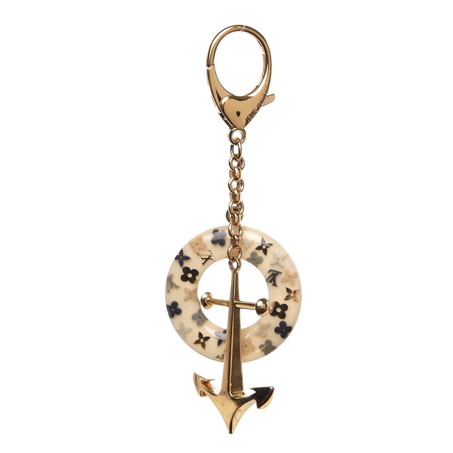 Marina Key Holder Bag Charm Azur