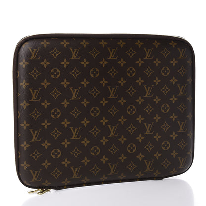 Louis Vuitton Monogram 15 Inch Laptop Sleeve 2 of 9