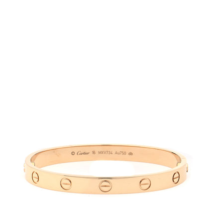 Cartier 18K Yellow Gold LOVE Bracelet 16 1 of 8