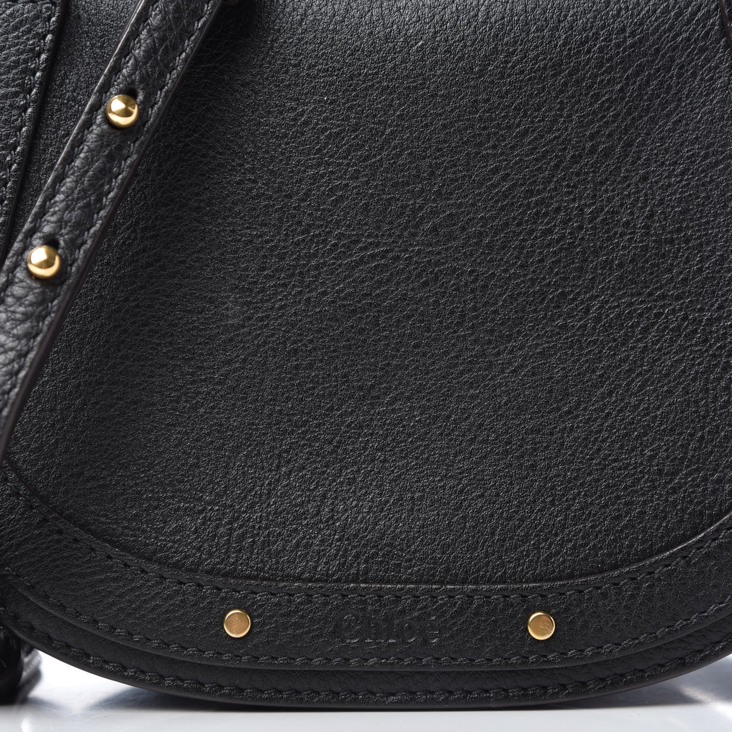 Chloe Calfskin Small Nile Bracelet Bag Black 9 of 9
