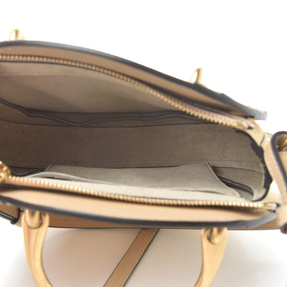 Chloe Smooth Calfskin Suede Patchwork Studded Small Pixie Bag Motty Grey 5 of 10