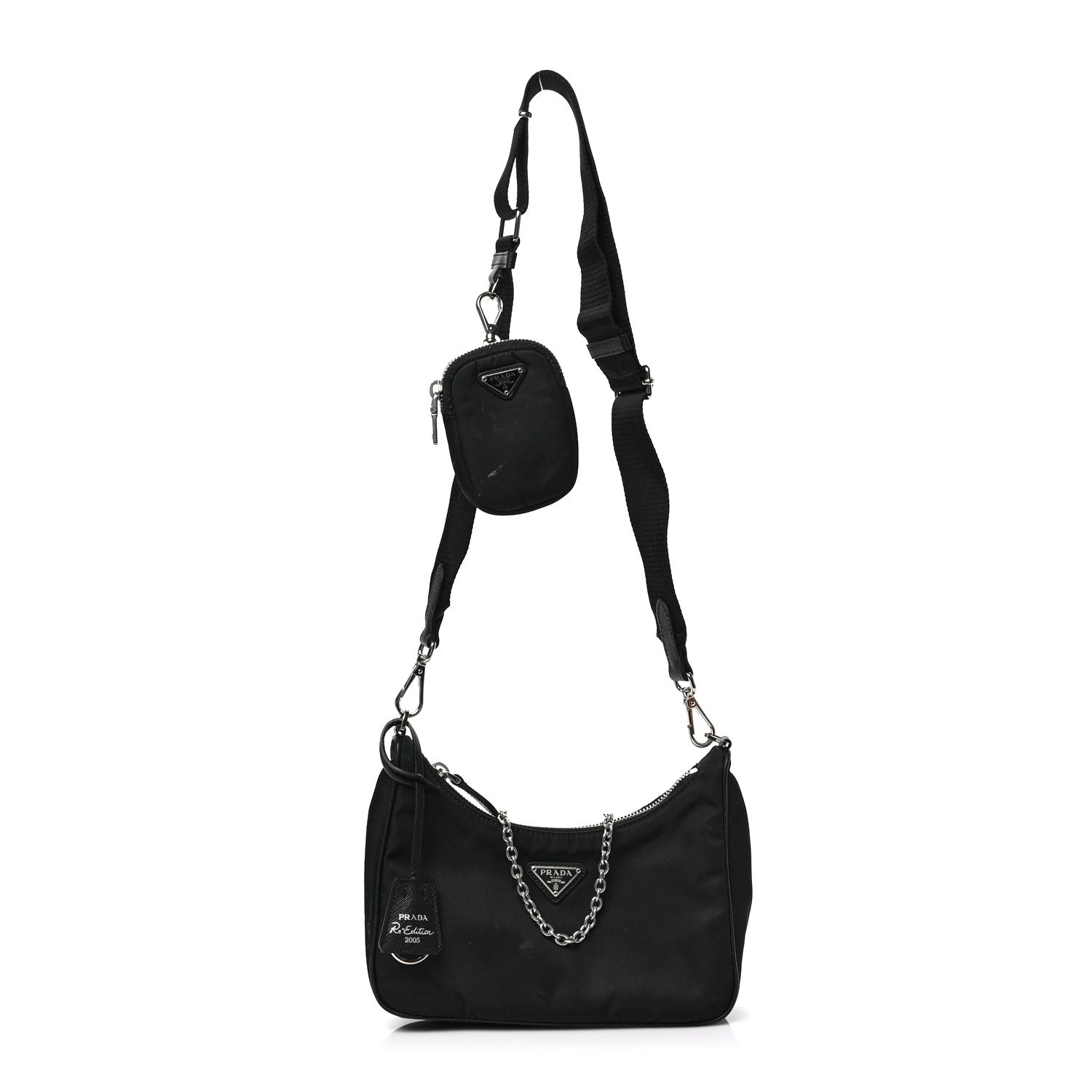 Prada Nylon Re-Edition 2005 Shoulder Bag Black 1 of 6