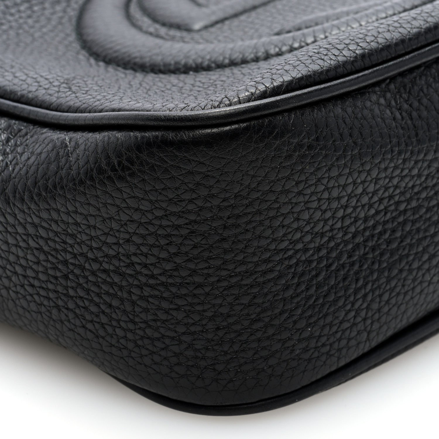 Gucci Pebbled Calfskin Small Soho Disco Bag Black 9 of 10