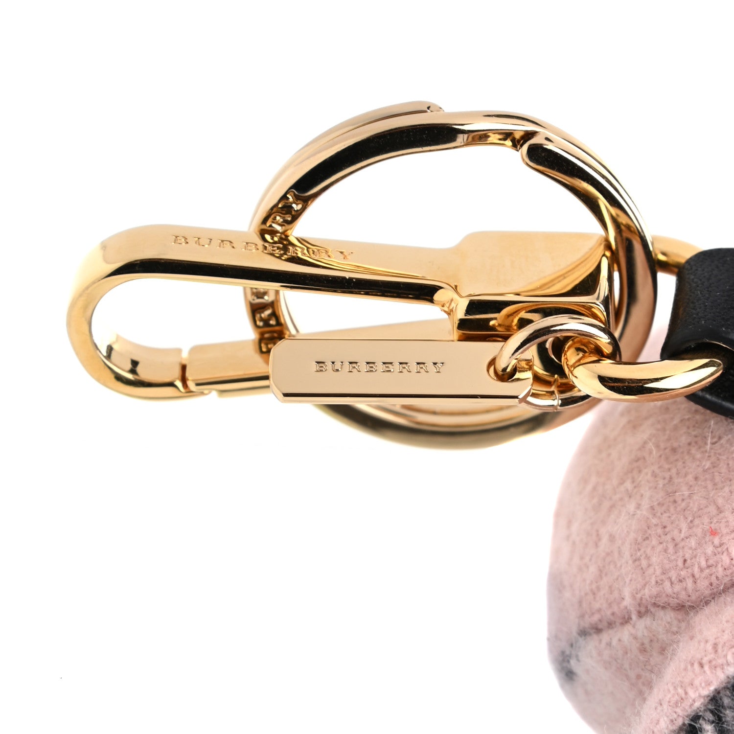 Burberry Cashmere House Check Thomas Bear Bag Charm Ash Rose 4 of 6