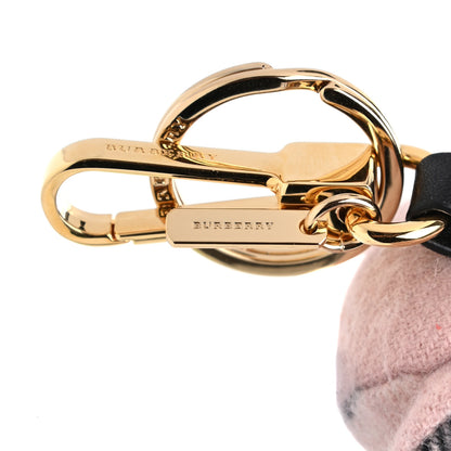 Burberry Cashmere House Check Thomas Bear Bag Charm Ash Rose 4 of 6
