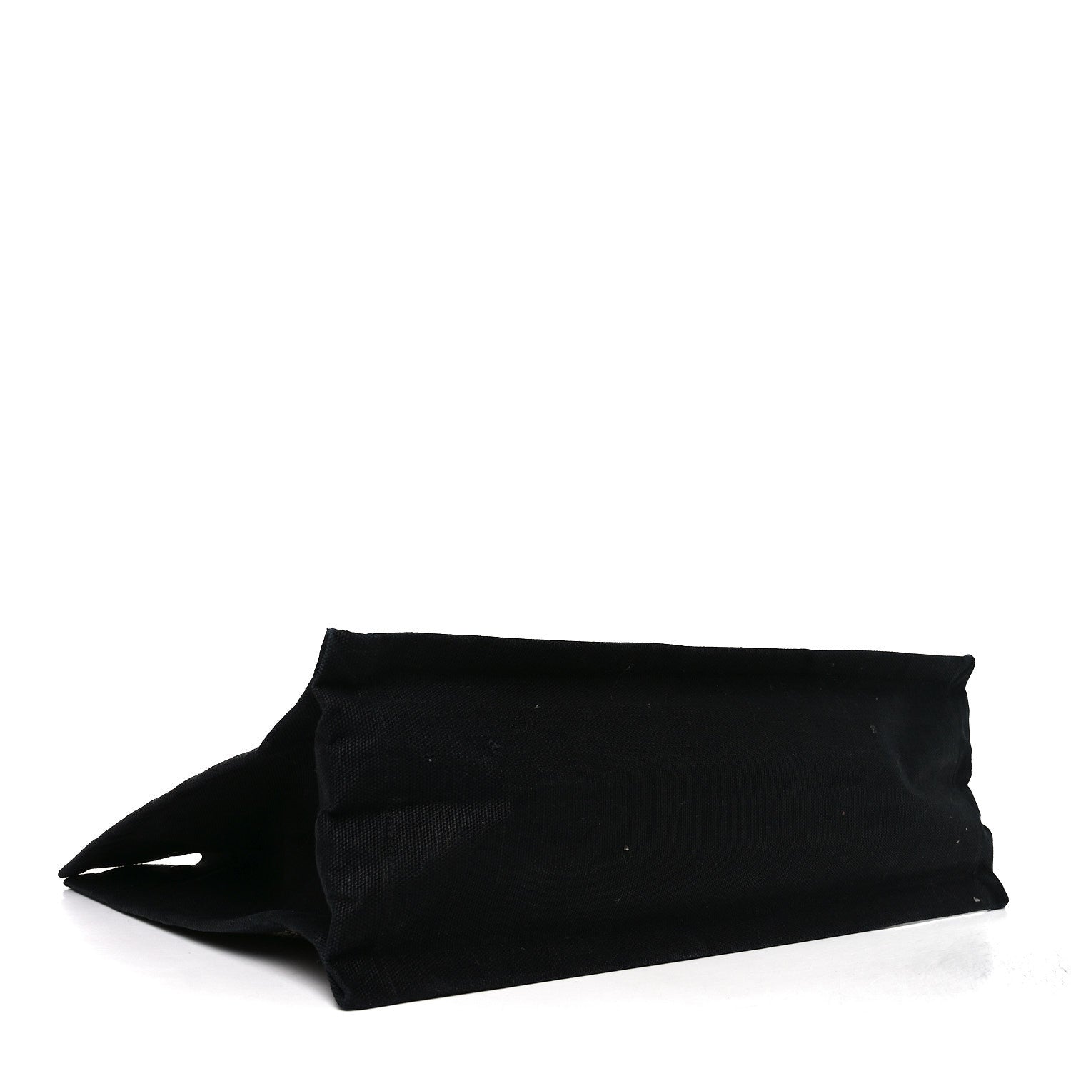 Saint Laurent Embroidered Cotton Linen Rive Gauche Noe Tote Black Beige 3 of 9