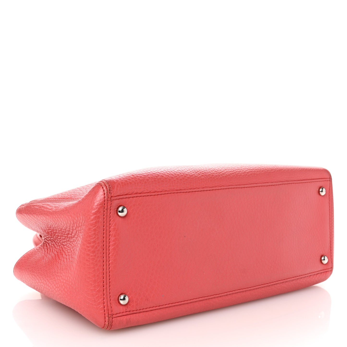 Calfskin Small Cerf Executive Shopper Tote Pink