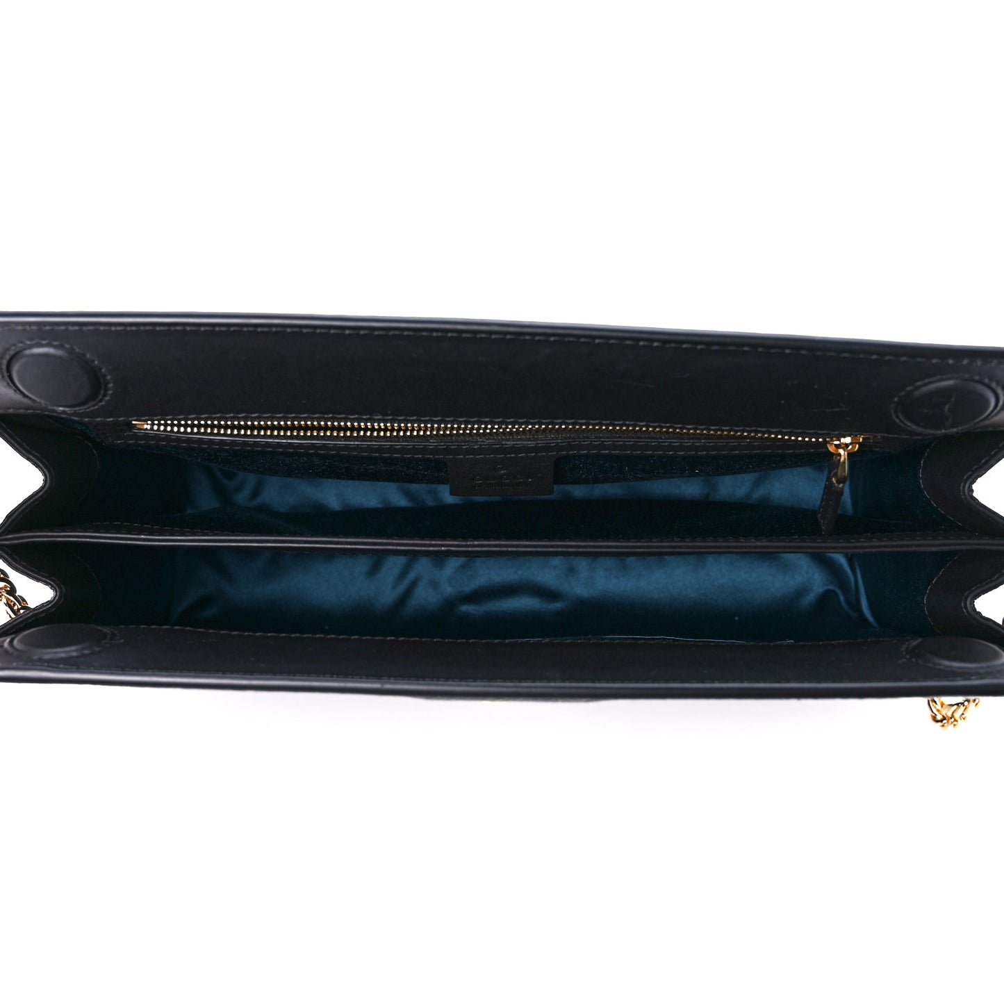 Suede Patent GG Web Medium Ophidia Chain Shoulder Bag Black