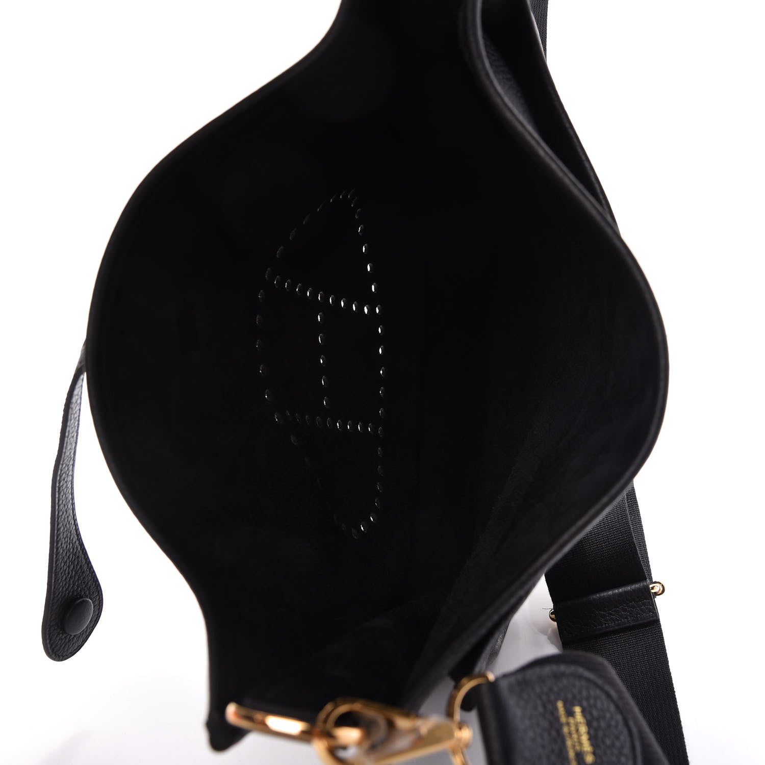 Hermes Taurillon Clemence Evelyne III PM Black 5 of 10