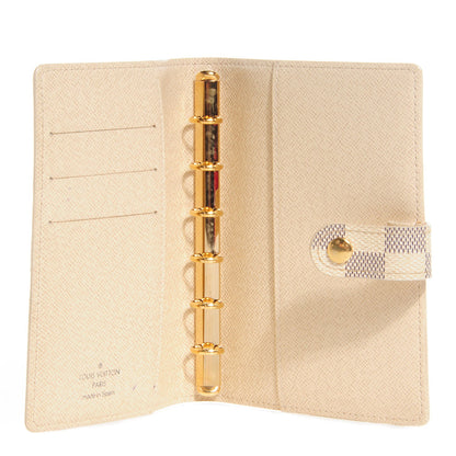 Louis Vuitton Damier Azur Small Ring Agenda Cover 5 of 7