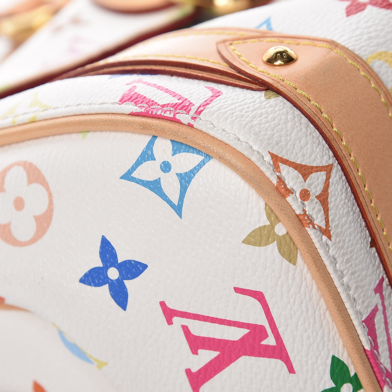 Louis Vuitton Monogram Multicolor Priscilla White 12 of 16