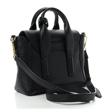 3.1 Phillip Lim Textured Calfskin Mini Pashli Satchel Black 3 of 10