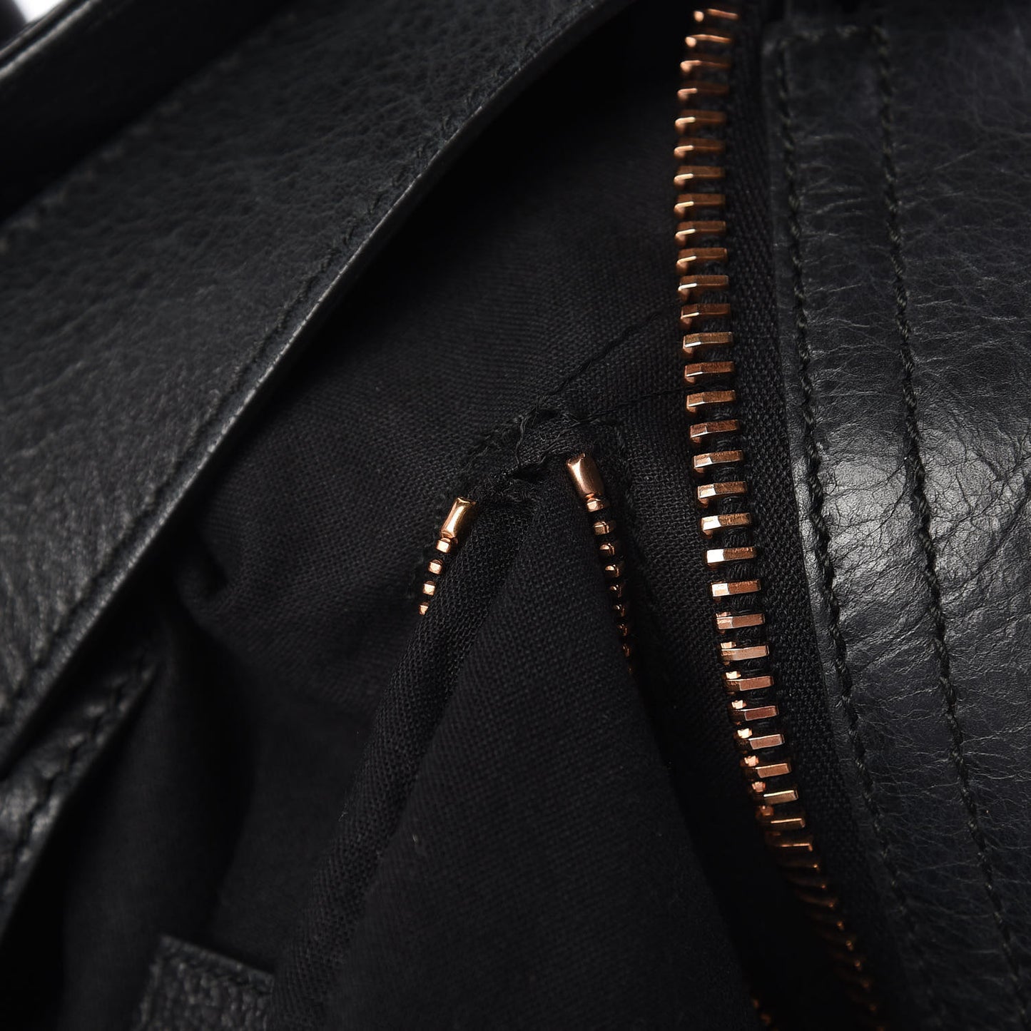 Agneau Giant 21 Rose Gold Hardware City Black