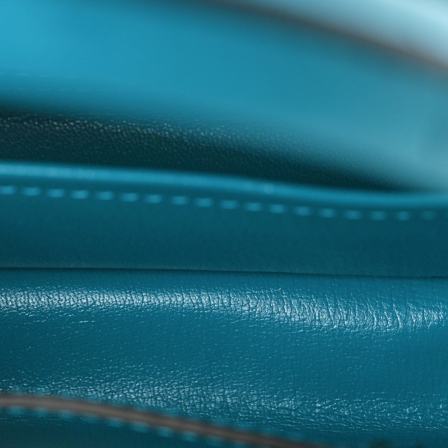 Ostrich Capucines Mini Candy Blue