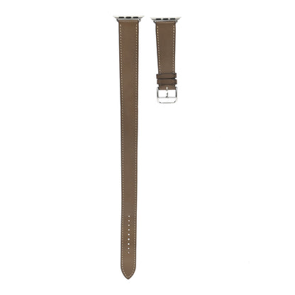 Hermes Swift 38mm Apple Watch Double Tour Band Etoupe 1 of 8