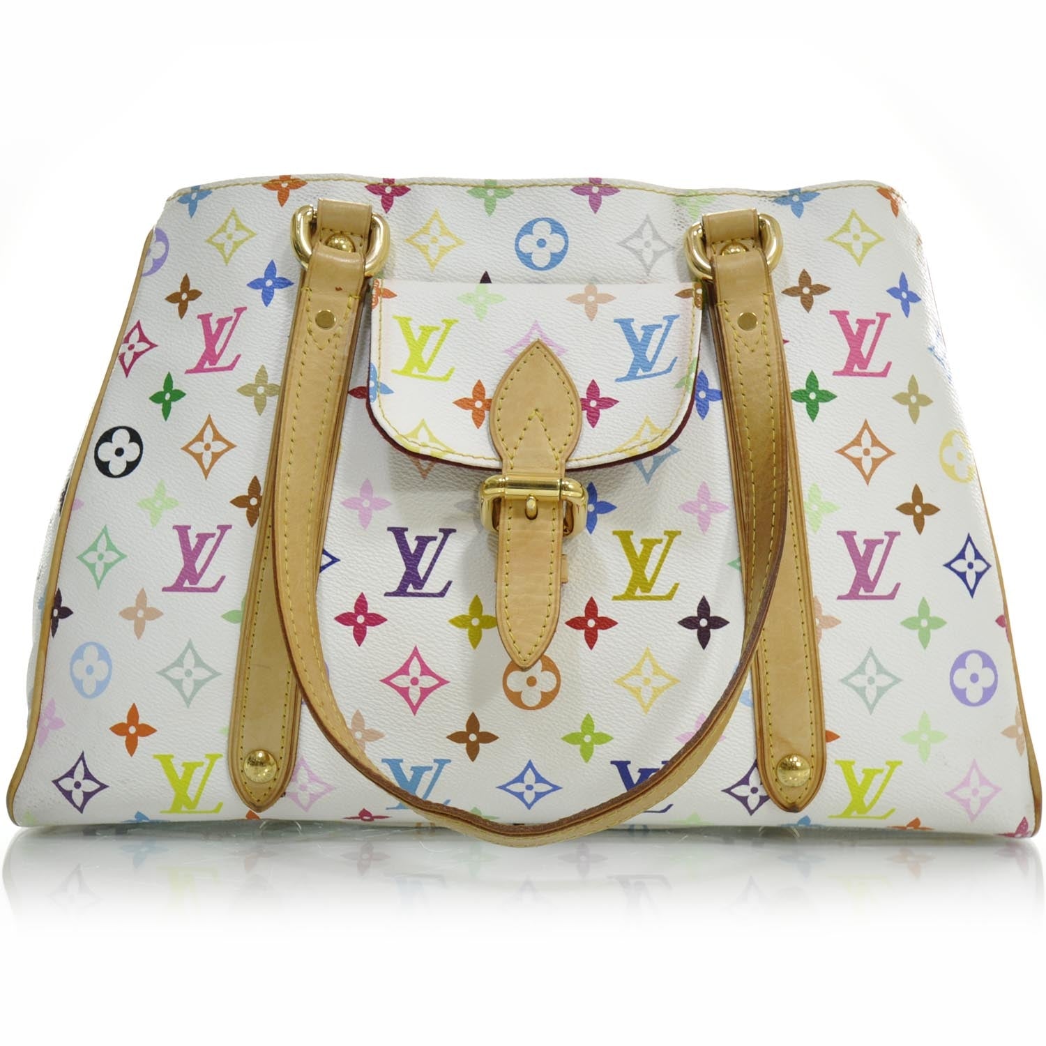 Louis Vuitton Monogram Multicolor Aurelia MM White 1 of 8