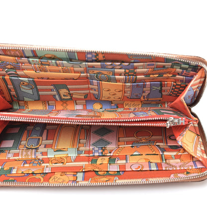 Hermes Epsom Silk'In Wallet Gold 5 of 10