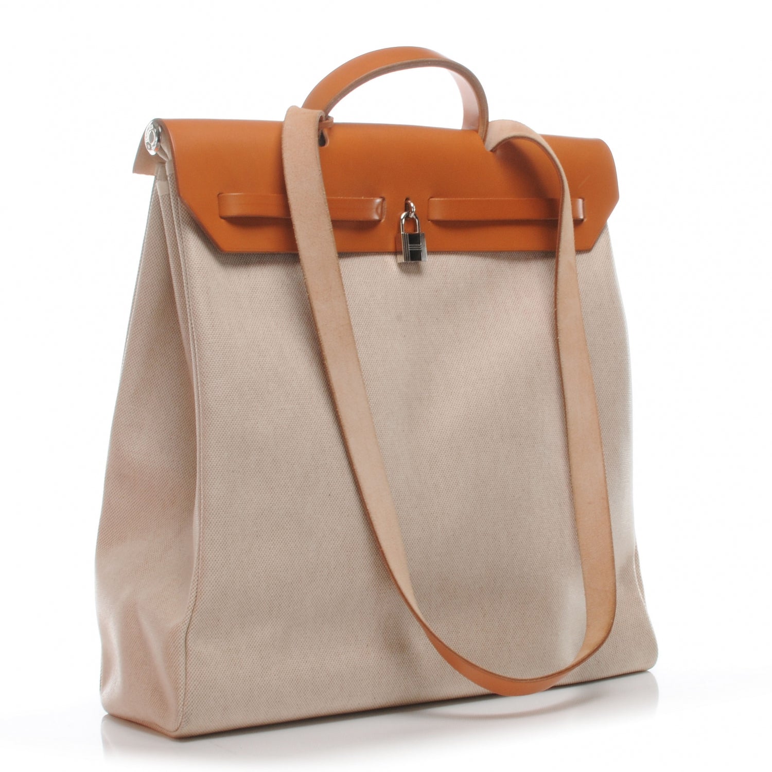 Hermes Toile HERBAG Natural 3 of 10