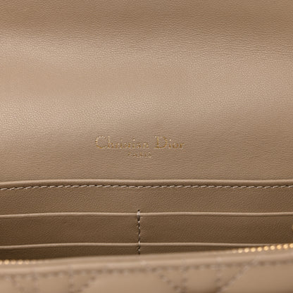 Christian Dior Lambskin Cannage Chain My Dior Daily Chain Pouch Powder Beige 6 of 10