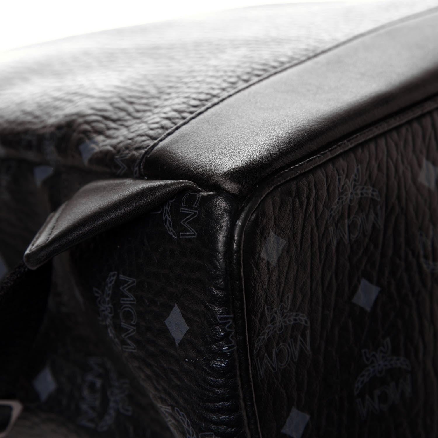 MCM Visetos Medium Stark Backpack Black 11 of 12