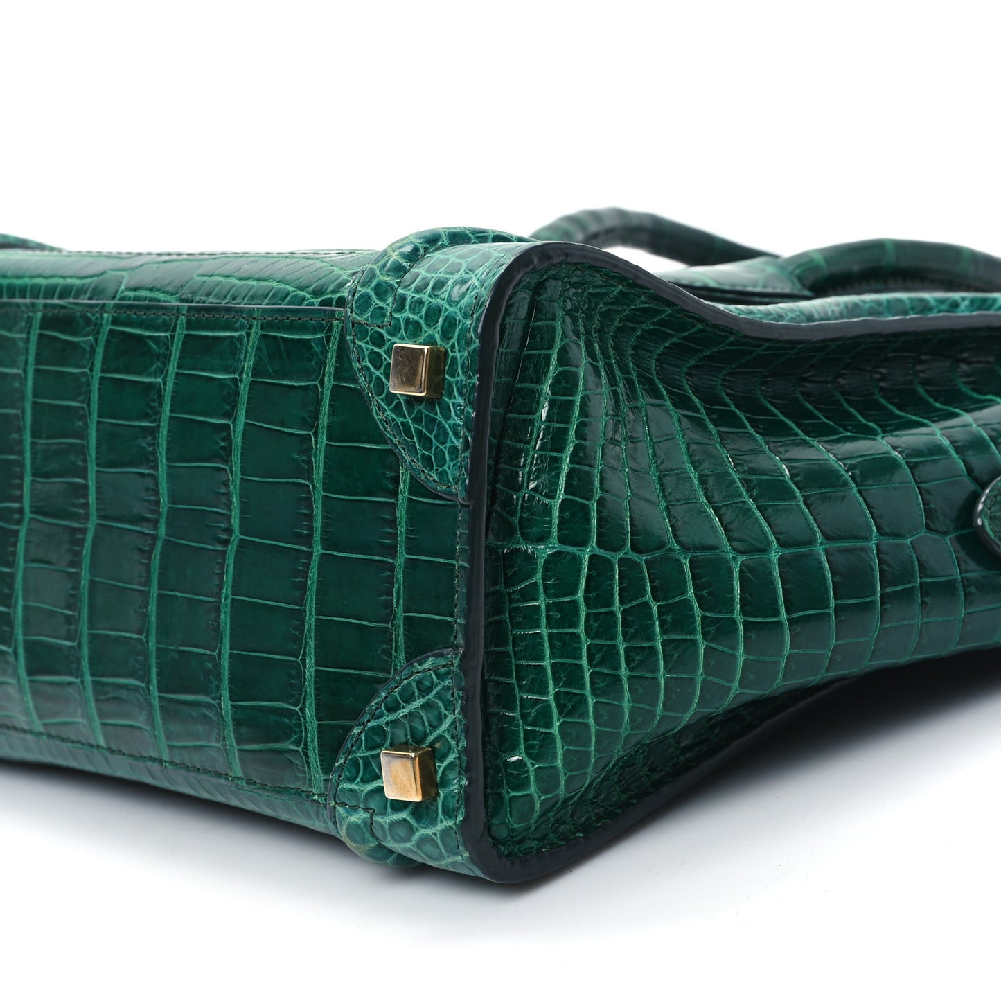 Crocodile Micro Luggage Green