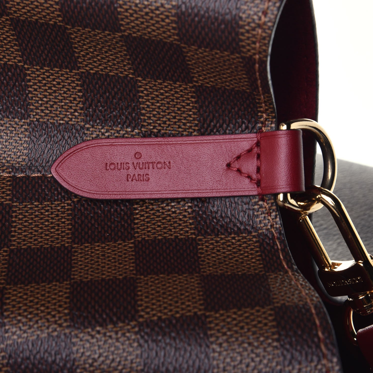 Louis Vuitton Damier Ebene Neonoe MM Cherry Berry 6 of 8