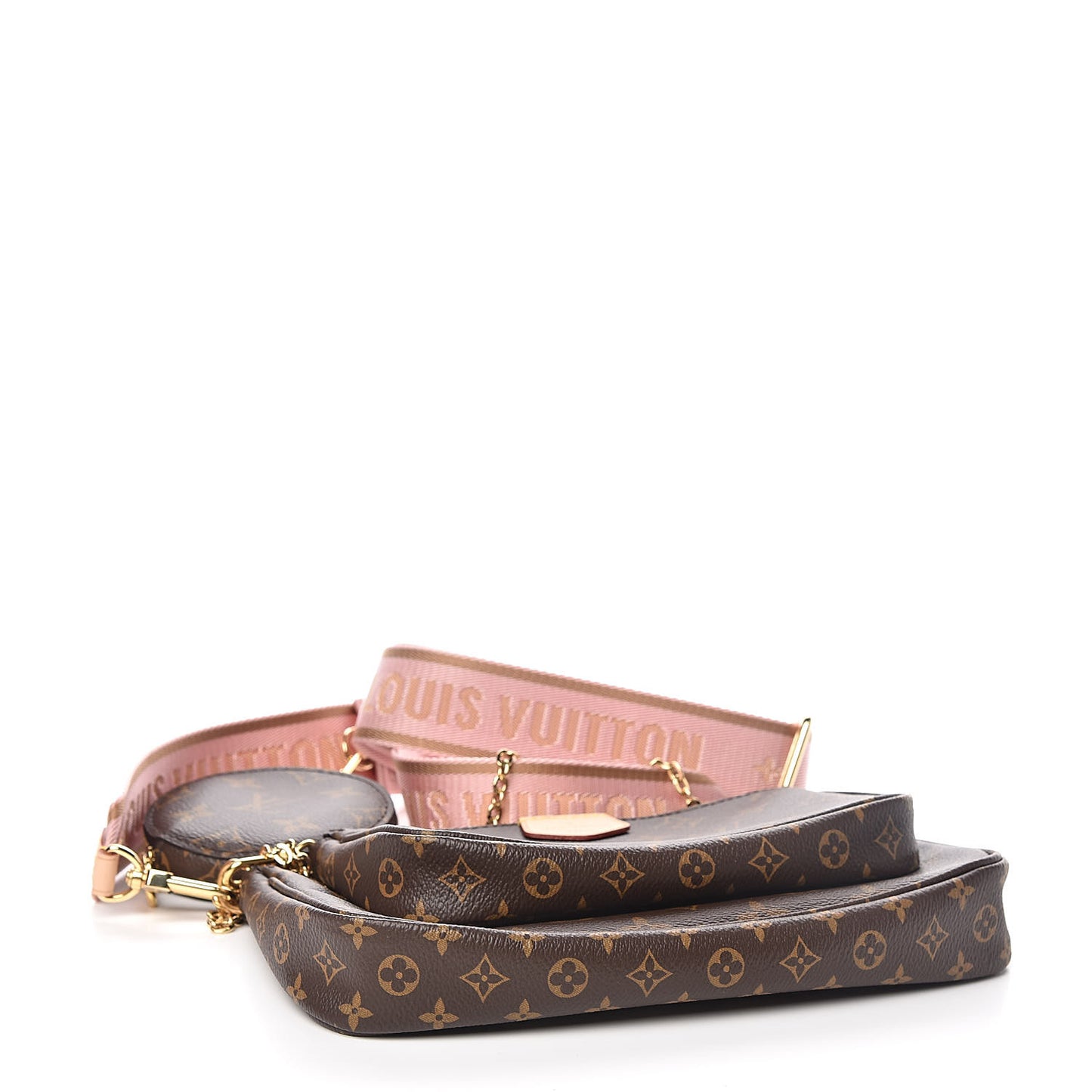 Monogram Multi Pochette Accessories Rose Clair