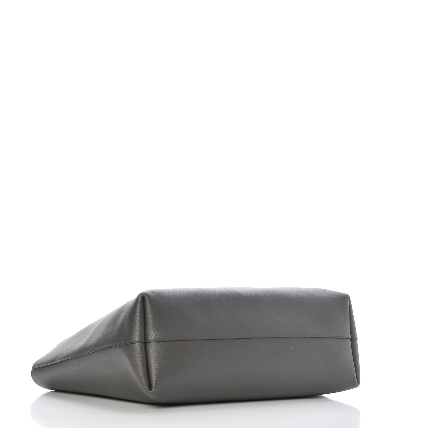 Calfskin Large Shopping Tote Black Earth