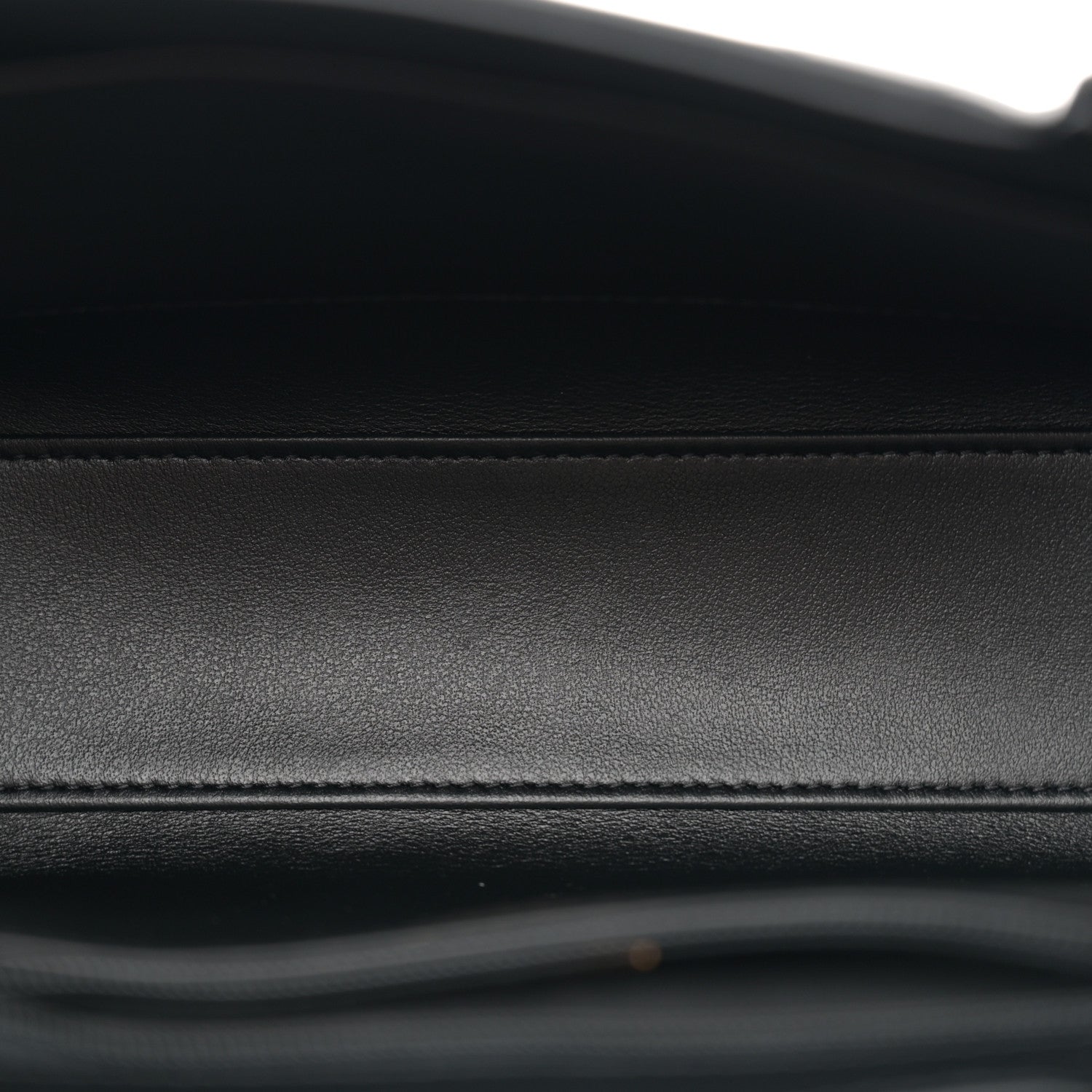 Chanel Shiny Aged Calfskin Quilted Nano Kelly Shopper Black 5 of 11