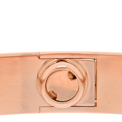 Cartier 18K Pink Gold 4 Diamond LOVE Bracelet 16 6 of 7