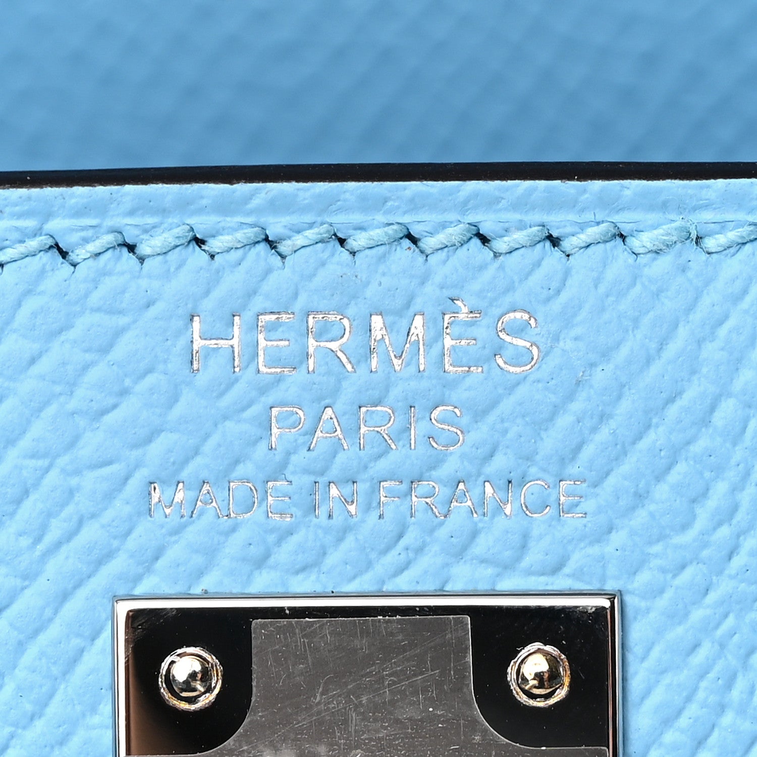 Hermes Epsom Kelly Sellier 25 Celeste 6 of 11