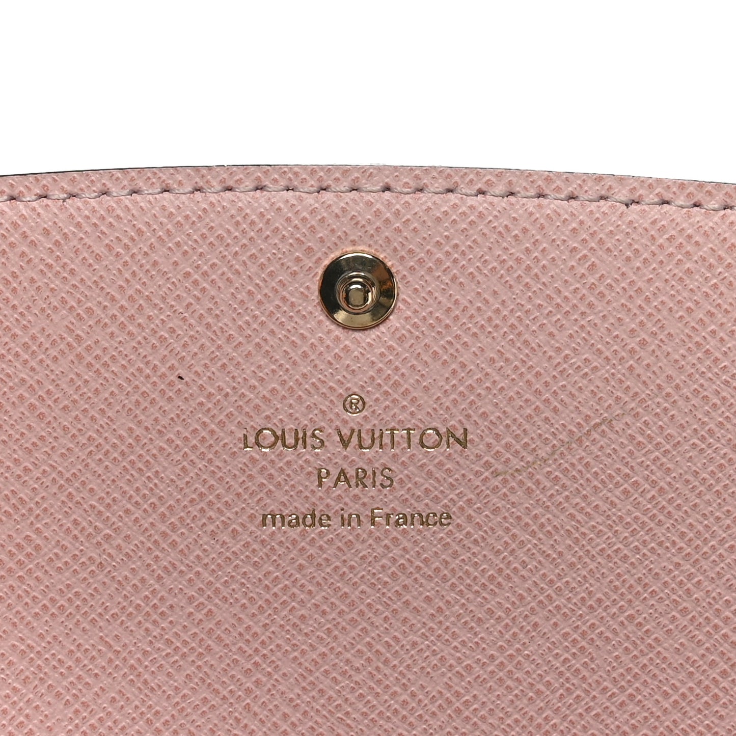 Damier Ebene Emilie Wallet Rose Ballerine