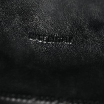 Balenciaga Shiny Calfskin Monochrome Crocodile Embossed Hourglass Top Handle Bag XS Black 7 of 11