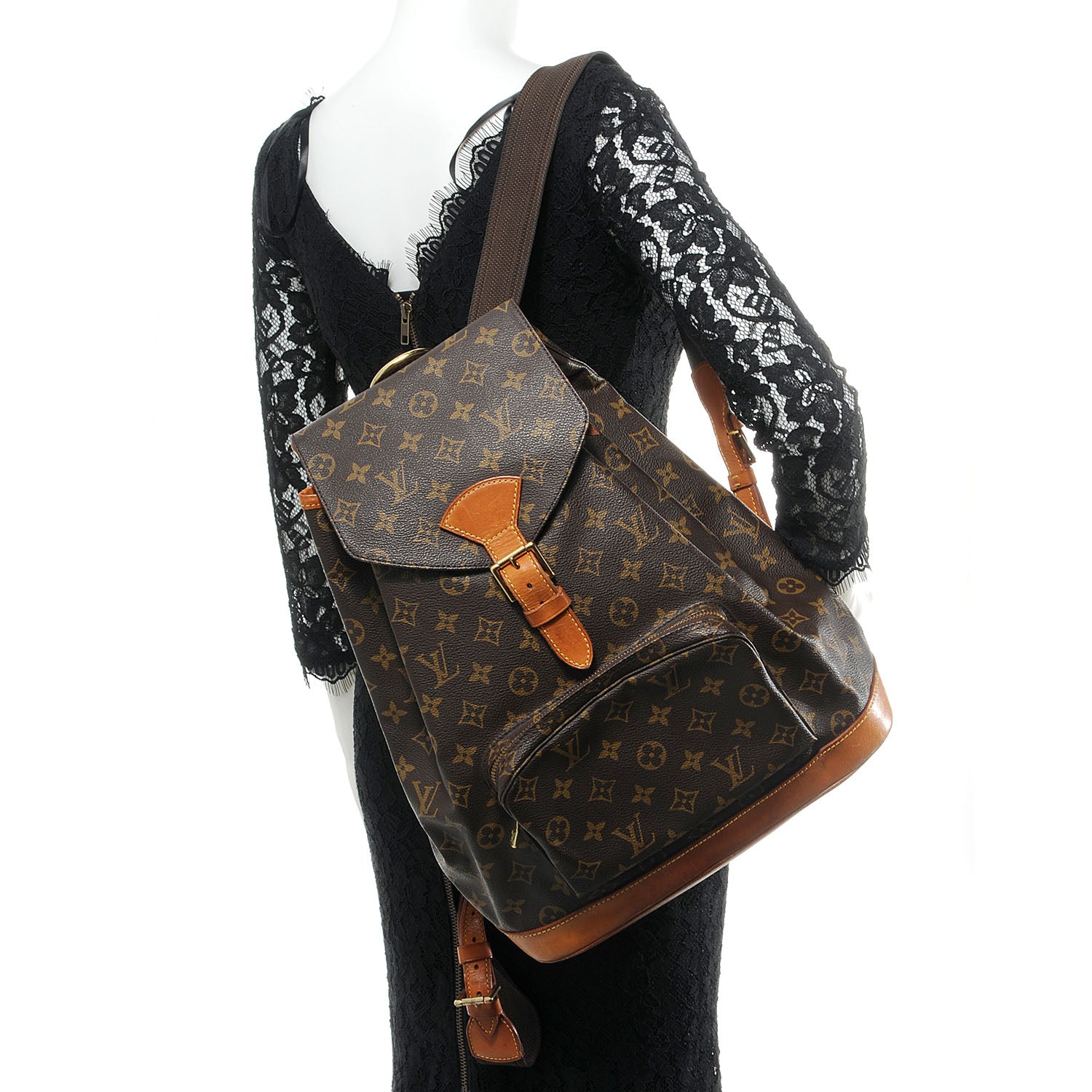 Louis Vuitton Monogram Montsouris GM Backpack 2 of 10