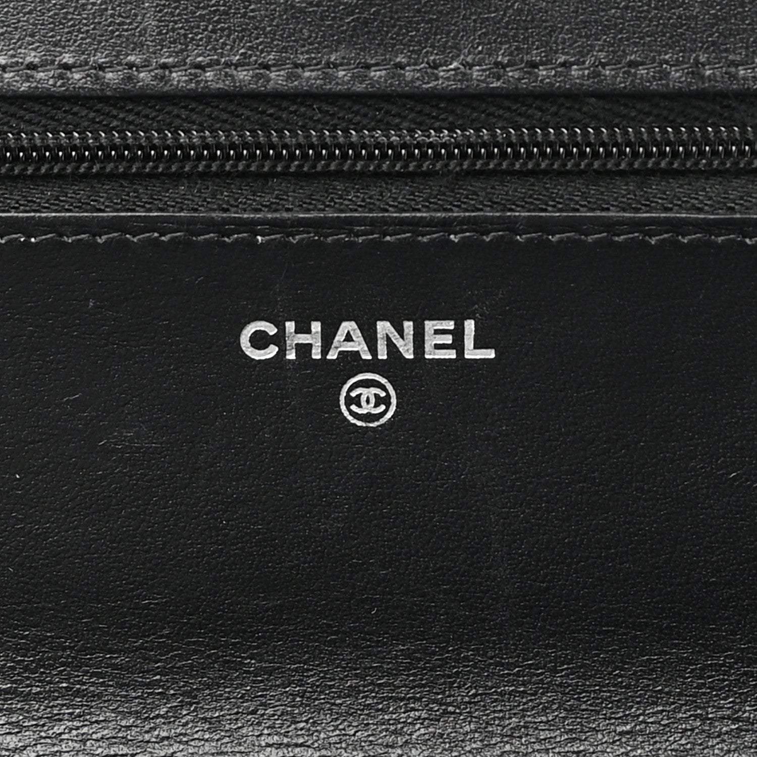 Chanel Patent Quilted Wallet On Chain WOC Black 6 of 11
