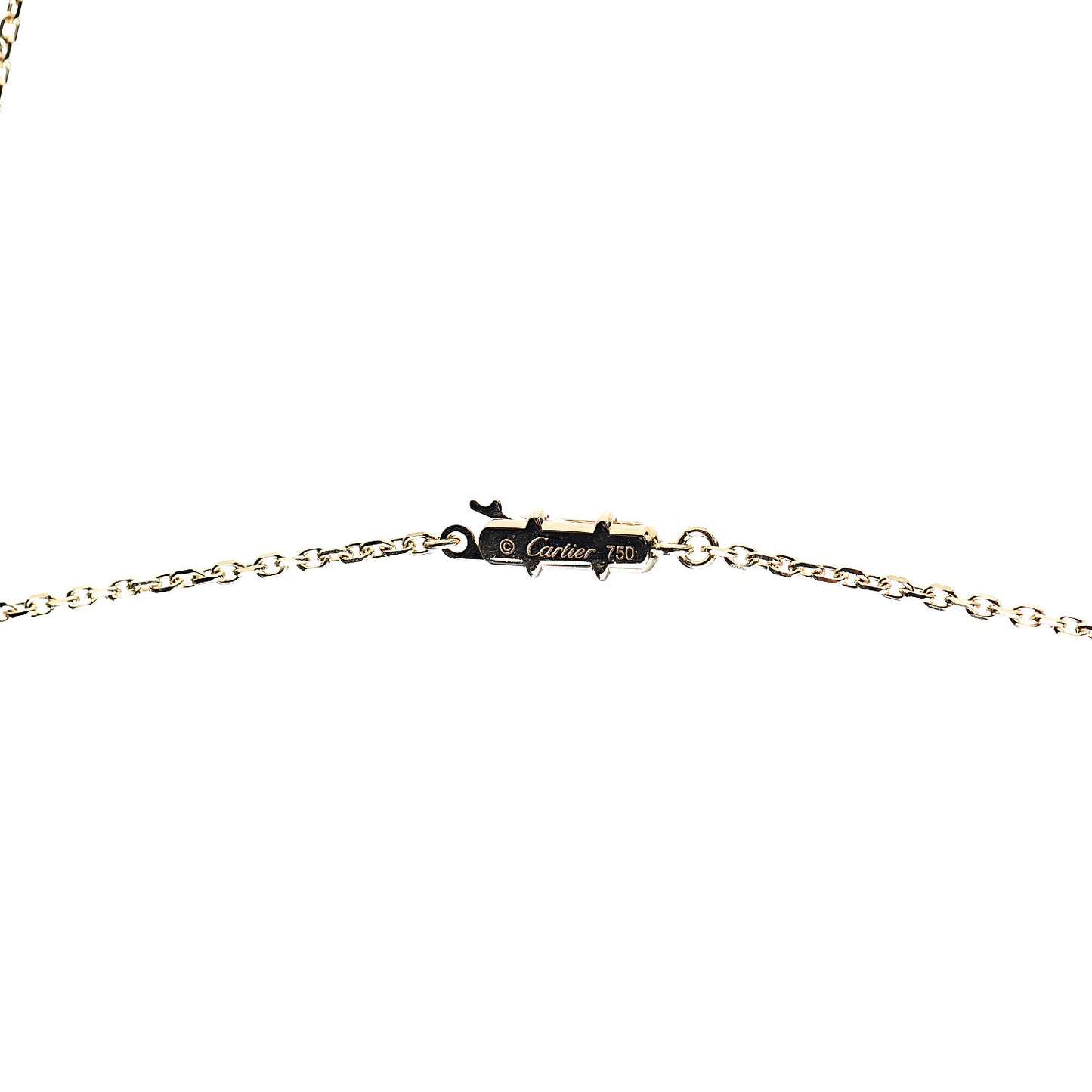 18K Yellow Gold Medium Hearts and Symbols Necklace