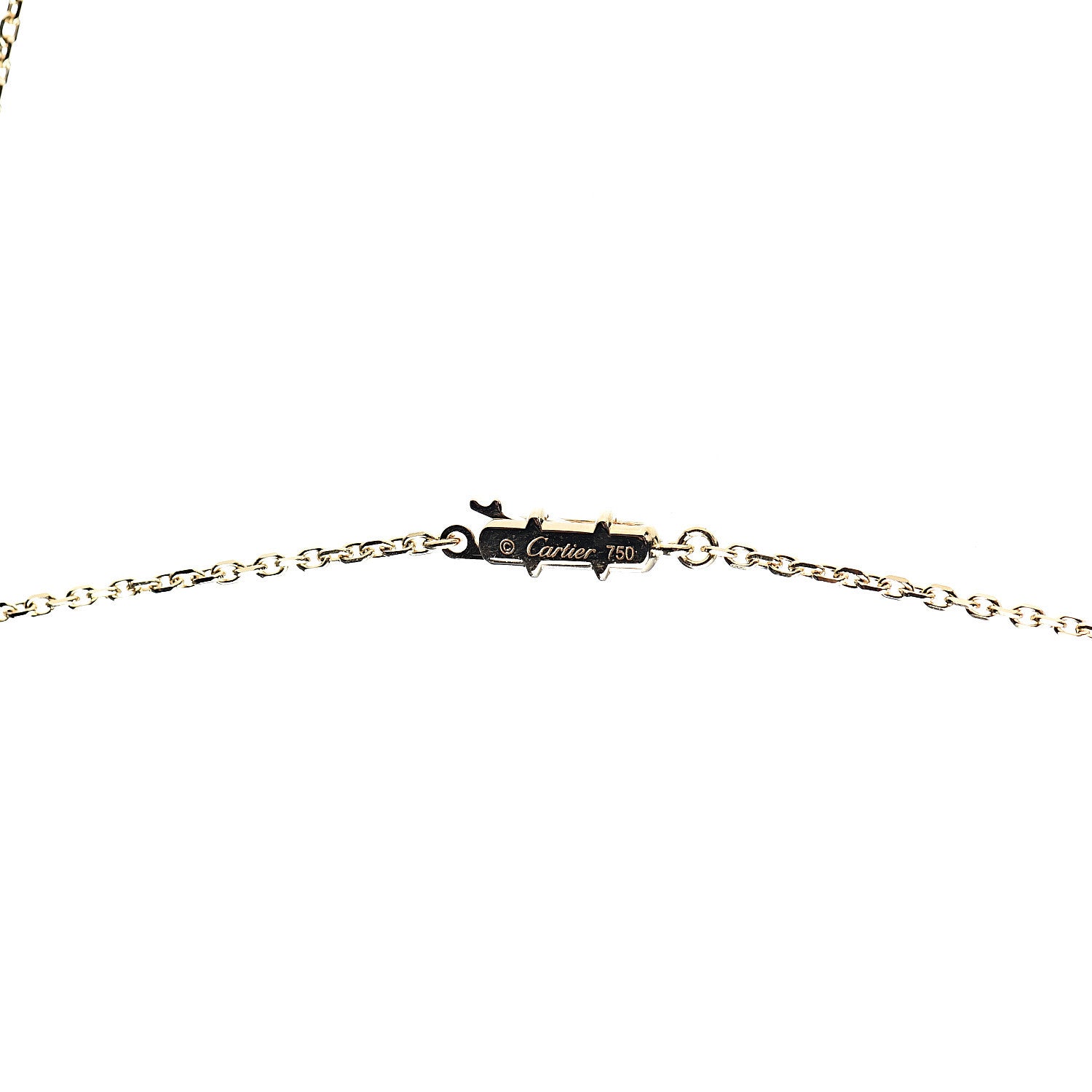 Cartier 18K Yellow Gold Medium Hearts and Symbols Necklace 3 of 5
