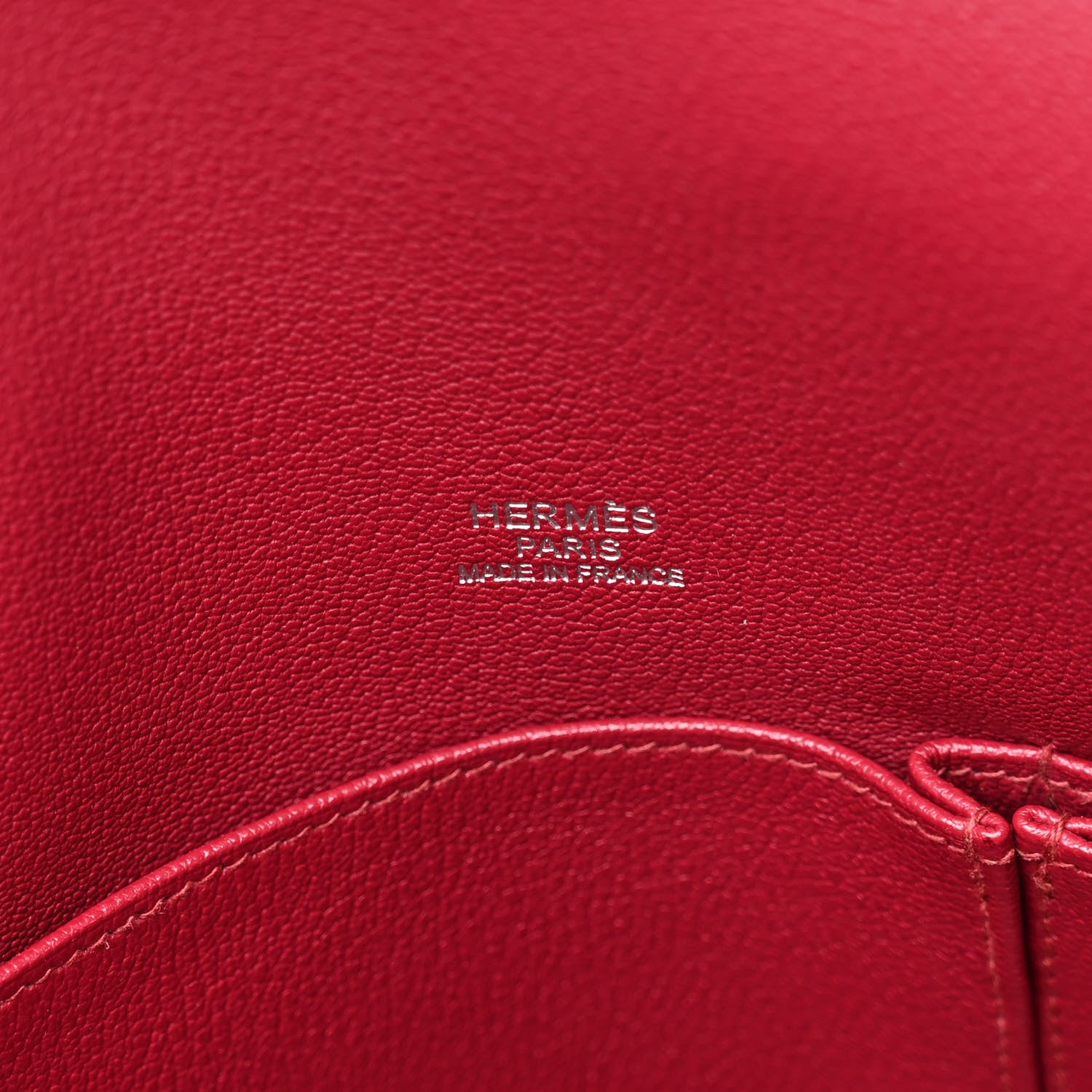 Hermes Taurillon Clemence Jypsiere 34 Rubis 6 of 20