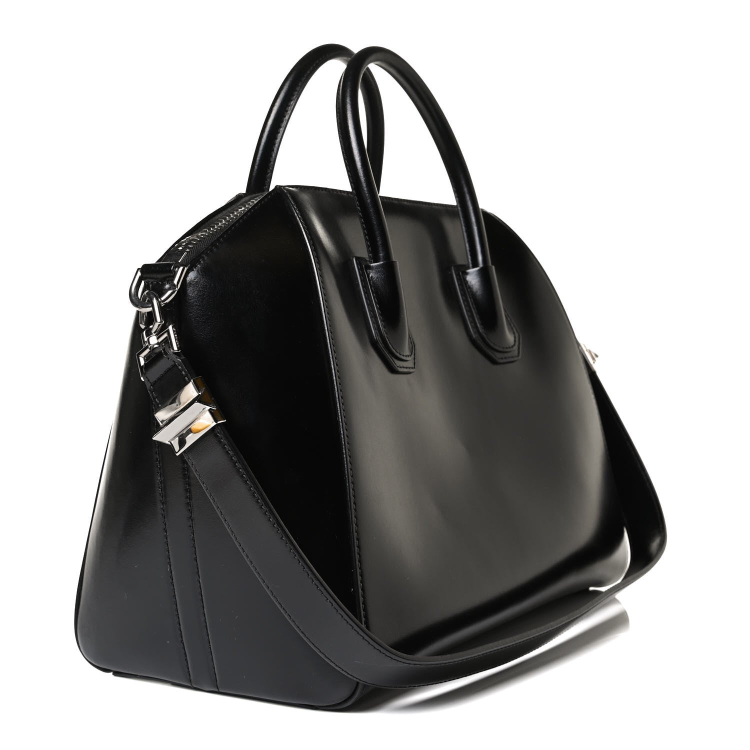 Givenchy Shiny Lord Calfskin Medium Antigona Black 3 of 19