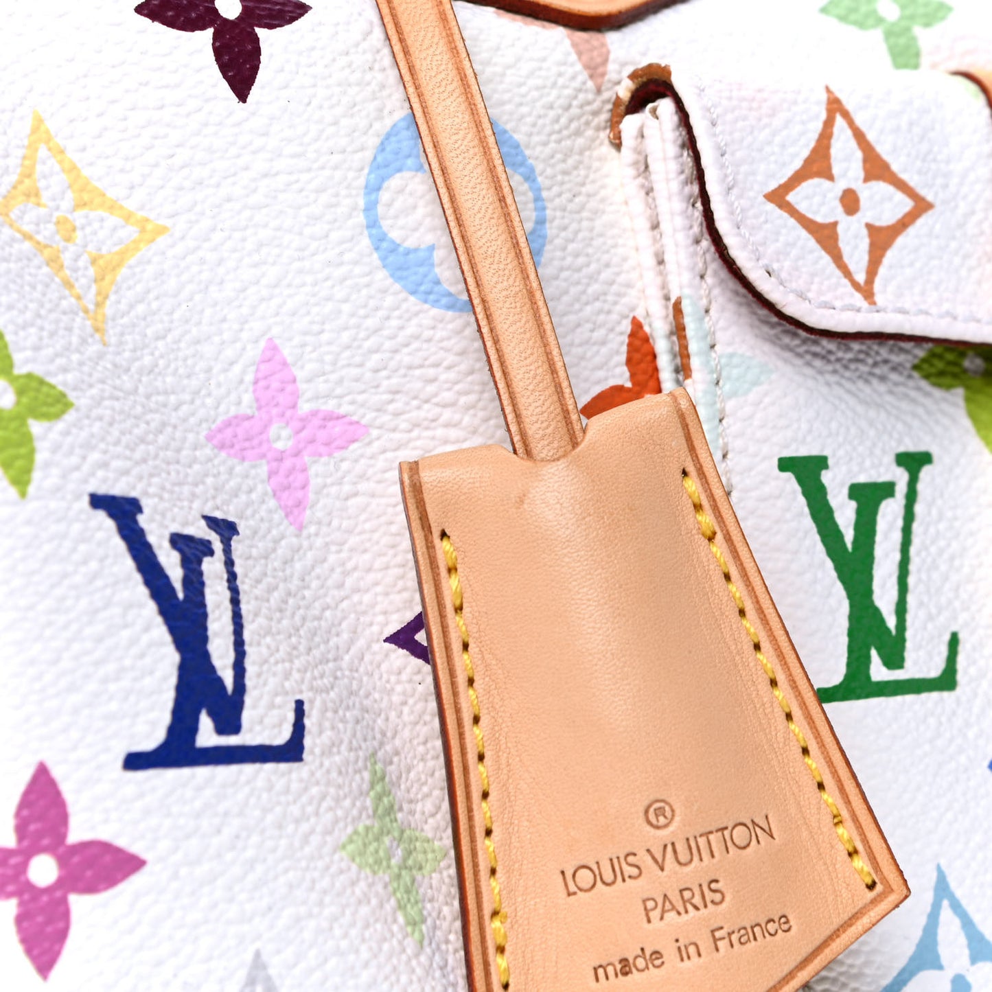Monogram Multicolor Speedy 30 White