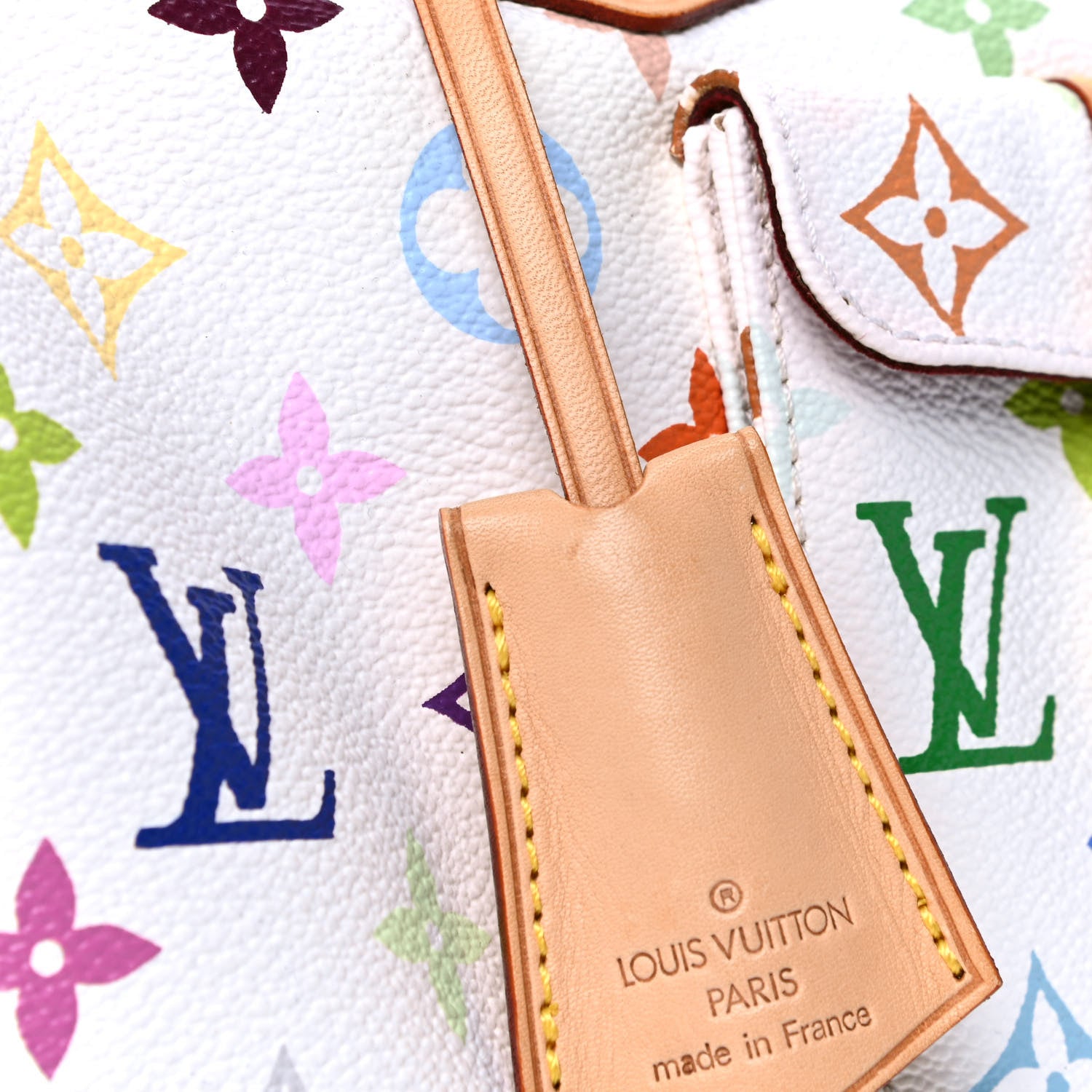 Louis Vuitton Monogram Multicolor Speedy 30 White 4 of 7