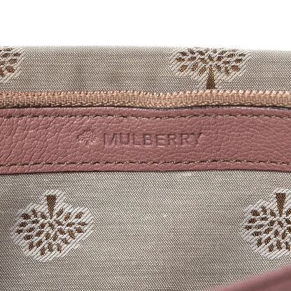 Mulberry Glossy Goat Long Locked Purse Clutch Dark Blush 6 of 8
