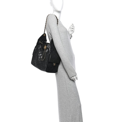 Chanel Caviar Quilted Medium Chanel 25 Handbag Black 2 of 12