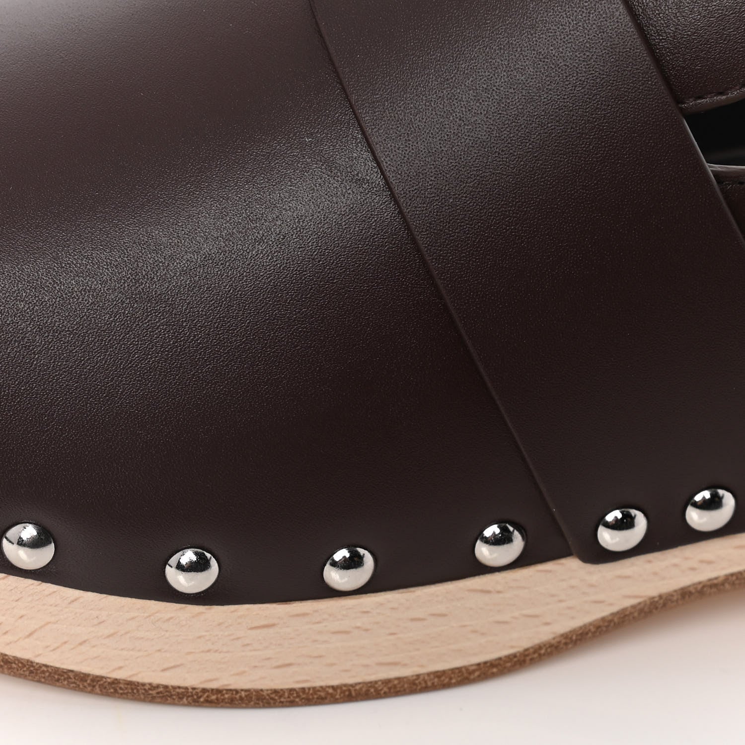 Hermes Calfskin Calya Mules 37 Cafe 12 of 13