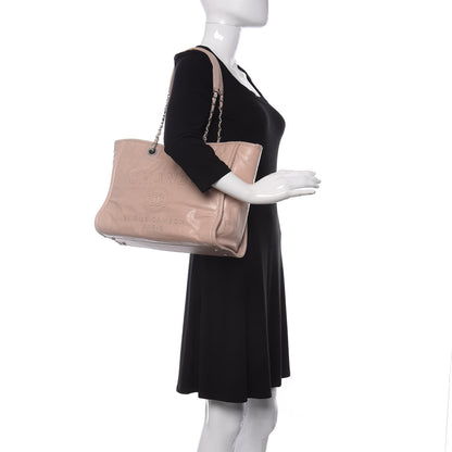 Chanel Glazed Calfskin Medium Deauville Tote Light Pink 2 of 6